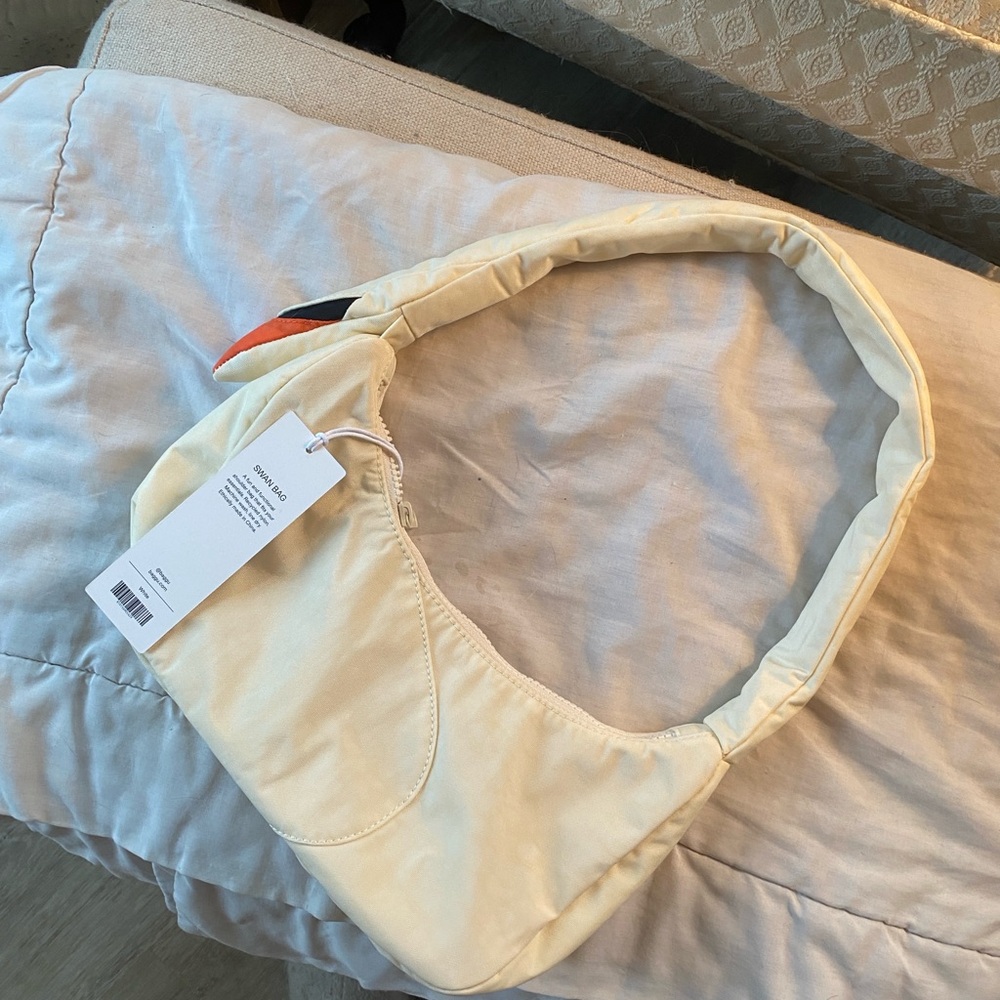 BAGGU Swan Bag Cream NWT